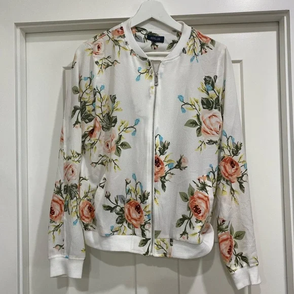 Roolee Floral Bomber Jacket - Picture 2 of 3
